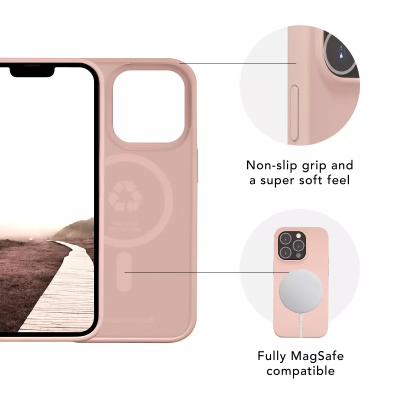Cover dbramante1928 Monaco iPhone 14 Plus Pink Sand