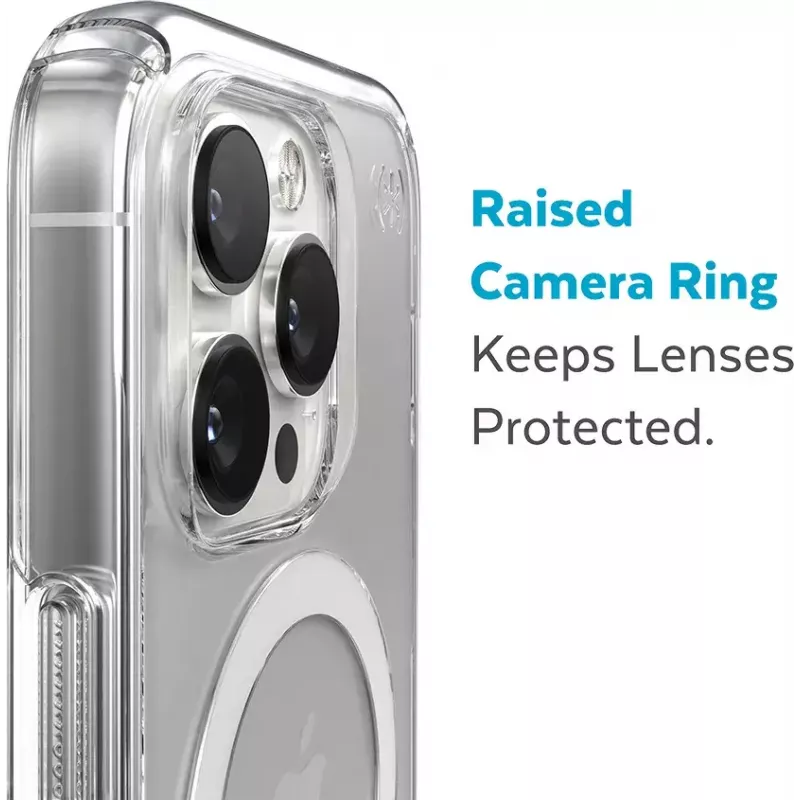 Speck Presidio Perfect Clear + MS Apple iPhone 14 Pro Max Clear - mit Microban Robust Case
