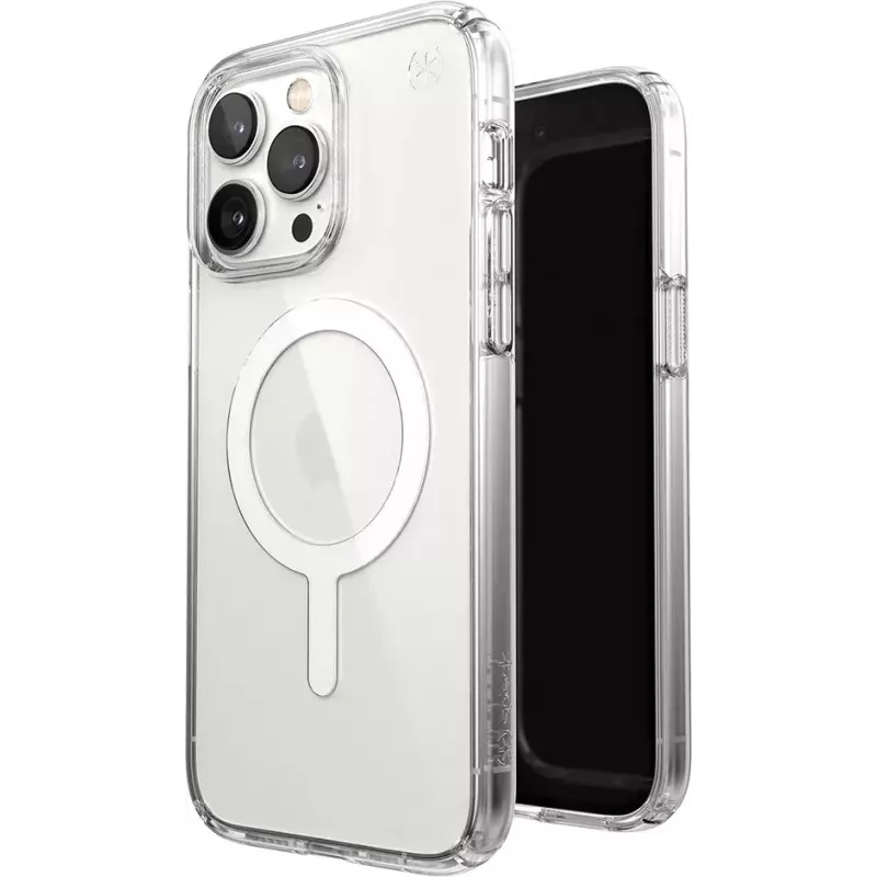 Speck Presidio Perfect Clear + MS Apple iPhone 14 Pro Max Clear - mit Microban Robust Case