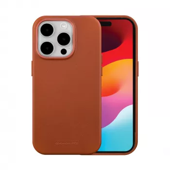Cover dbramante1928 Roskilde iPhone 15 Pro Tan Monochromatic Red