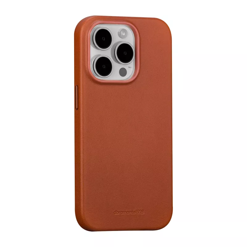 Cover dbramante1928 Roskilde iPhone 15 Pro Tan Monochromatic Red
