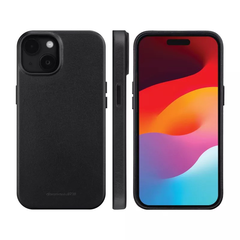 Cover dbramante1928 Roskilde MagSafe iPhone 15 Plus Schwarz