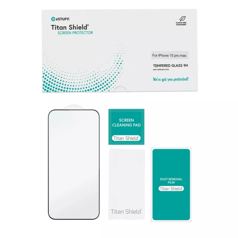 eSTUFF ES501416-10BULK Handy-Bildschirm-/Rückseitenschutzfolie Klarer Displayschutz Apple 1 Stk.