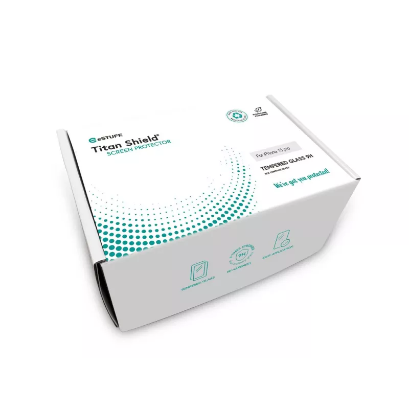 eSTUFF ES501406-50BULK Handy-Displayschutz/Rückseitenschutz Klarer Displayschutz Apple 1 Stk.