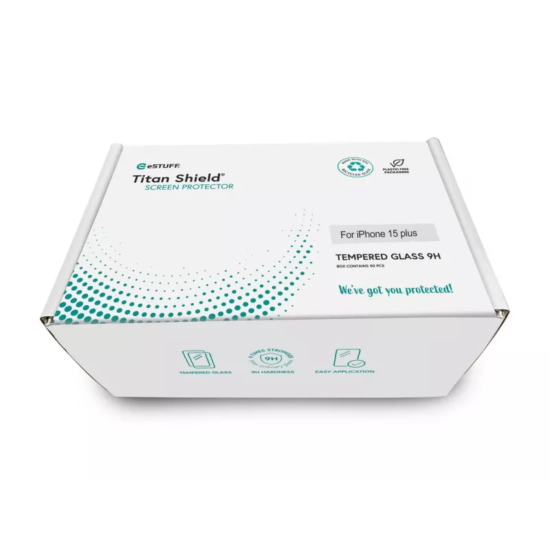 eSTUFF ES501411-50BULK Handy-Displayschutz/Rückseitenschutz Klarer Displayschutz Apple 1 Stk.