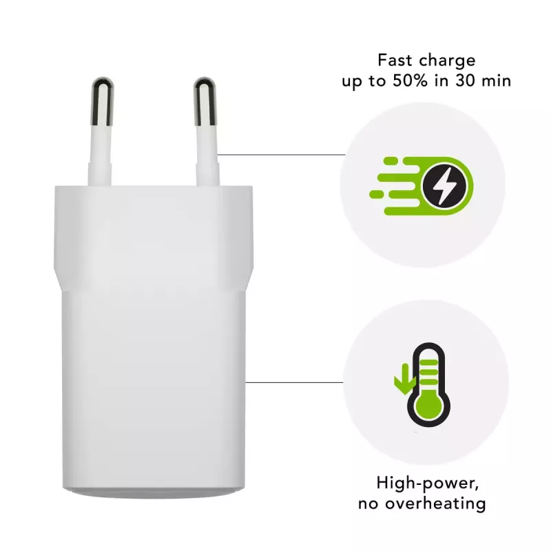 Wandladegerät dbramante1928 re-charge EU 18W USB-A Weiß
