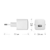 Wandladegerät dbramante1928 re-charge EU 18W USB-A Weiß