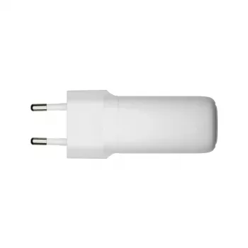 Ladegerät d bramante re-charge Pro EU – Indoor AC 110–240 V, USB‑C 65 W + USB‑A 18 W, Weiß