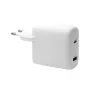 Ladegerät d bramante re-charge Pro EU – Indoor AC 110–240 V, USB‑C 65 W + USB‑A 18 W, Weiß