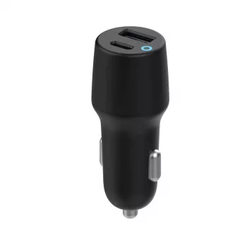 eSTUFF ES631031 mobiles Ladegerät für Mobiltelefone Schwarz Zigarettenanzünder Schnellladung Auto