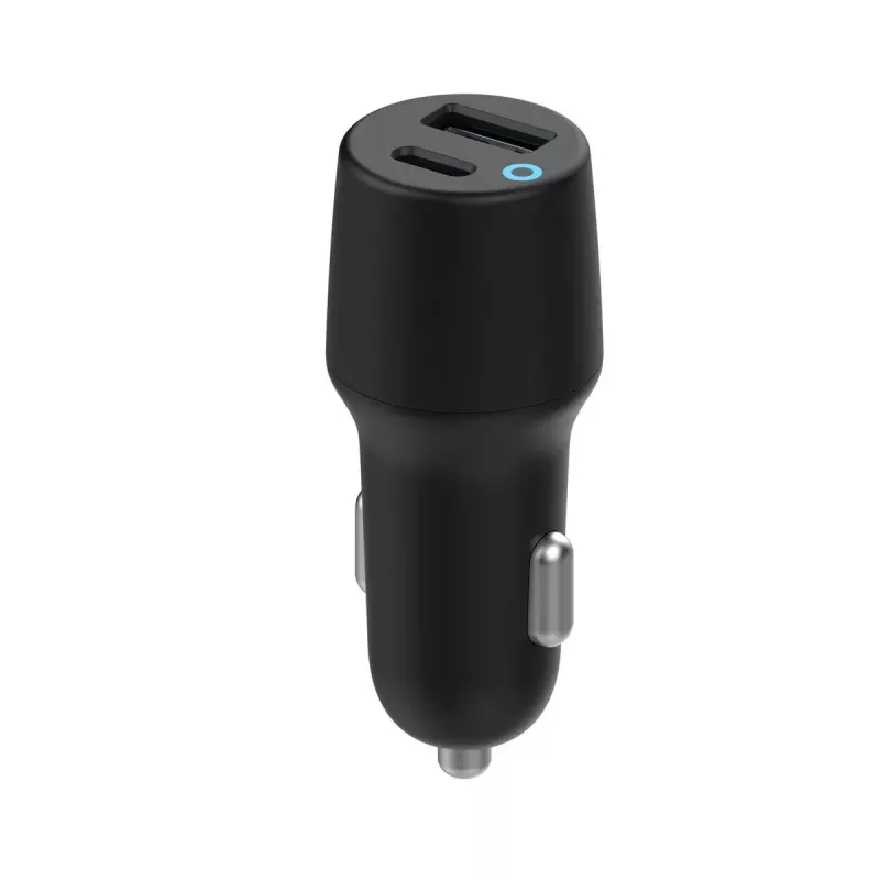 eSTUFF ES631031 mobiles Ladegerät für Mobiltelefone Schwarz Zigarettenanzünder Schnellladung Auto