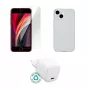 Mobiles Ladegerät eSTUFF ES-KIT-IPHSE(2022) Indoor AC Transparent White USB Type-C