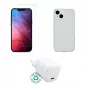 Ladegerät für Mobilgeräte eSTUFF ES-KIT-IPH15 Innenbereich AC Transparent Weiß USB Typ-C