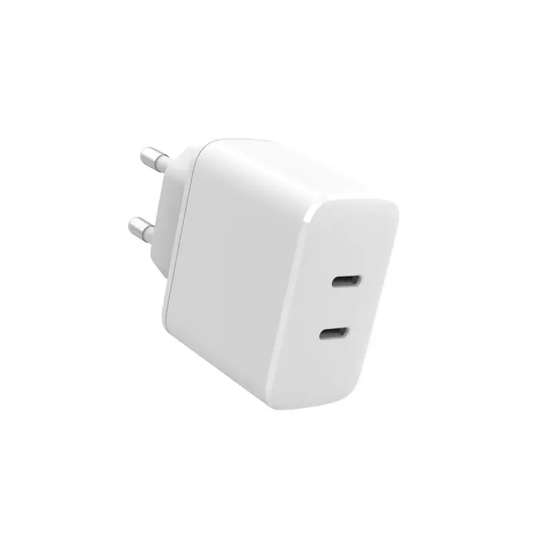 Indoor-Ladegerät eSTUFF ES637035 Smartphone-Schnellladung 2 USB Typ-C Weiß