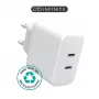 Indoor-Ladegerät eSTUFF ES637035 Smartphone-Schnellladung 2 USB Typ-C Weiß