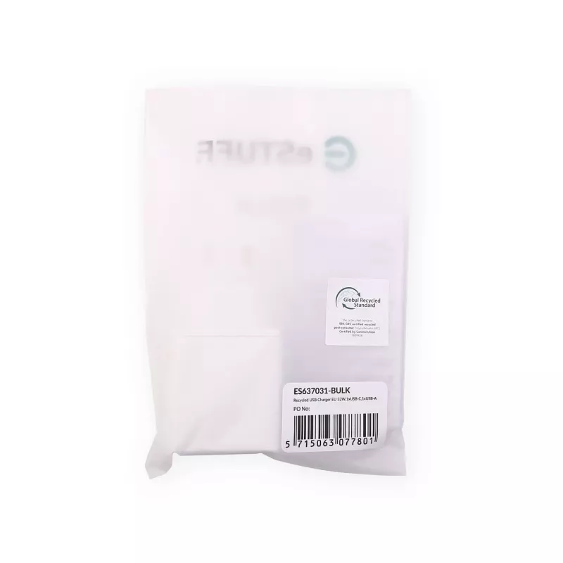 eSTUFF ES637031-BULK Ladegerät für Mobilgeräte Smartphone Weiß AC Schnellladung Innenbereich