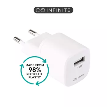 eSTUFF ES637001-BULK Ladegerät für Mobilgeräte Smartphone Weiß AC Innenbereich