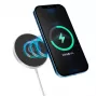 eSTUFF ES638100 mobiles Ladegerät Smartphone Aluminium AC kabelloses Laden Schnellladefunktion Innenbereich