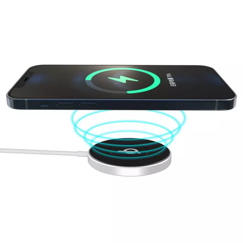 eSTUFF ES638100 mobiles Ladegerät Smartphone Aluminium AC kabelloses Laden Schnellladefunktion Innenbereich