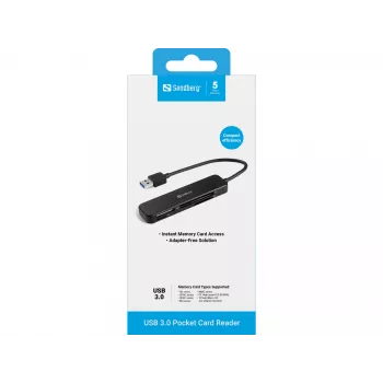 Kartenleser Sandberg USB 3.0 Pocket Card Reader