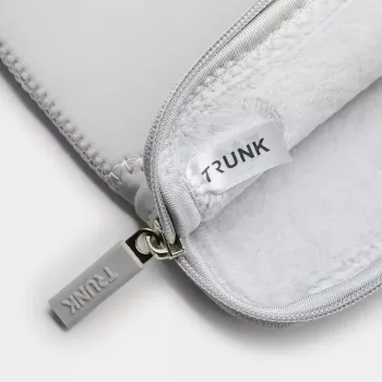 Sleeve case Trunk Neoprene Sleeve 33 cm 13 inch Silver