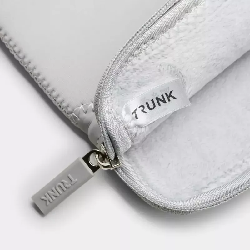 Sleeve case Trunk Neoprene Sleeve 33 cm 13 inch Silver