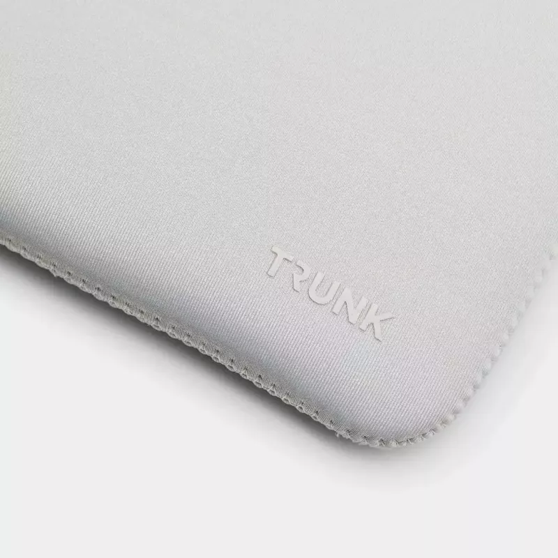 Sleeve case Trunk Neoprene Sleeve 33 cm 13 inch Silver