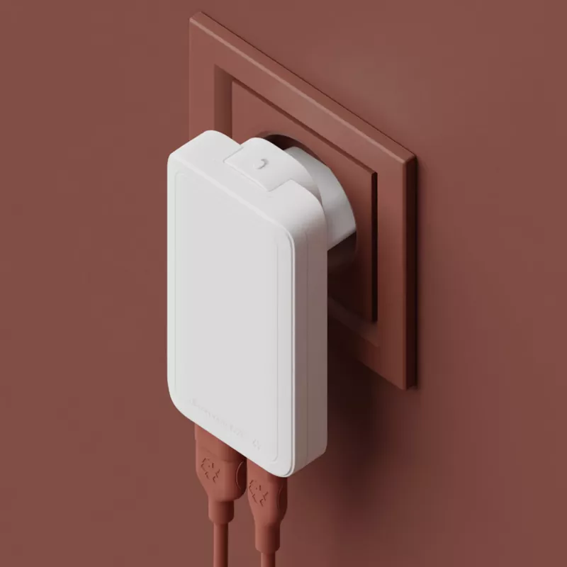 dbramante1928 Pro - EU/US schlank Charger - USB-C 65W+USB-A 30W - W