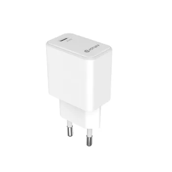 eSTUFF ES635028-BULK USB-C-Ladegerät EU PD 20W, weiß