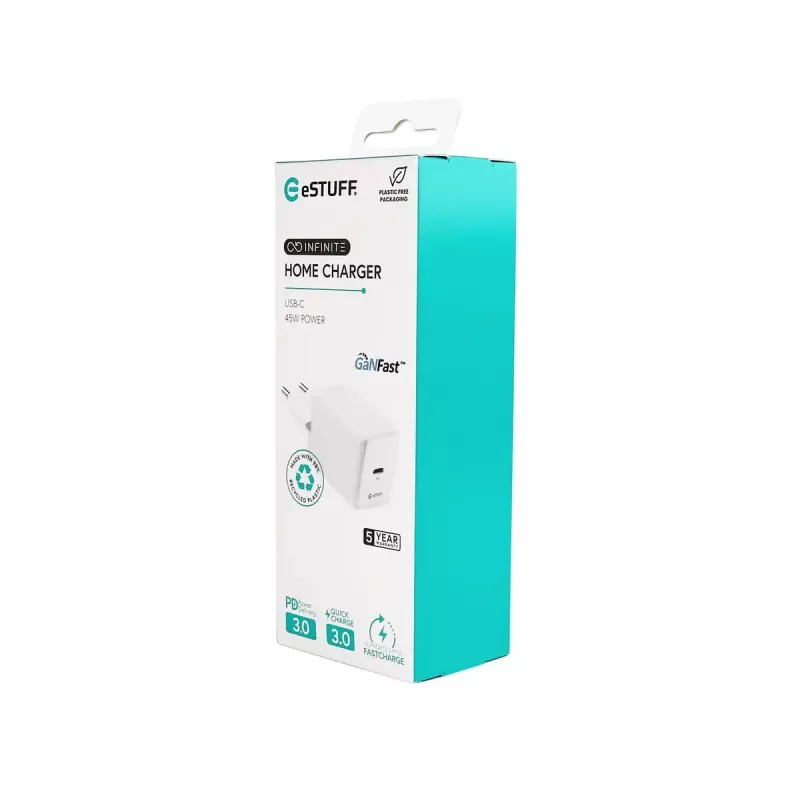 eSTUFF INFINITE ES637046 USB-C-Ladegerät EU PD 45W GaN