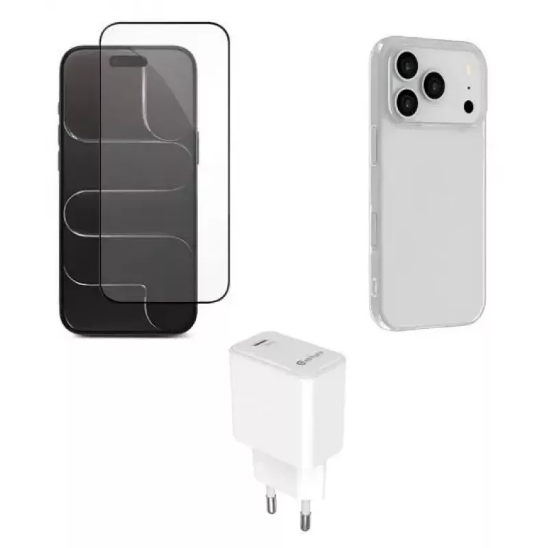 Netzteil-Kit eSTUFF ES-KIT-IPH17PROMAX für iPhone 17 Pro Max Lade- und Kabelset