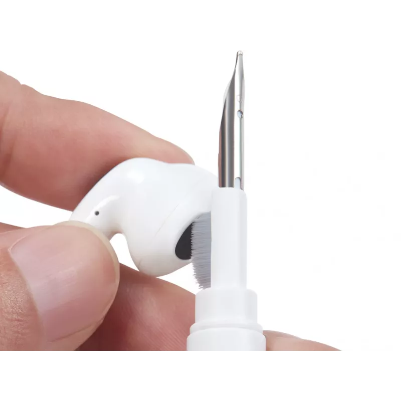 Reinigungsset Sandberg Cleaning Pen Kit für Airpods Grau Weiß