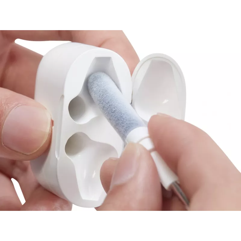 Reinigungsset Sandberg Cleaning Pen Kit für Airpods Grau Weiß