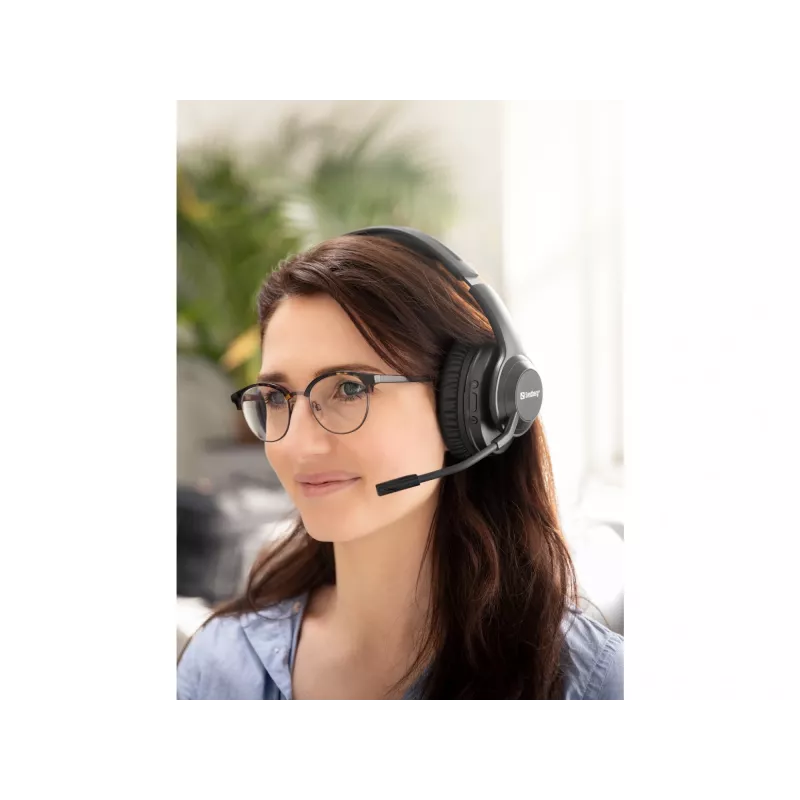 Headset Sandberg kabelloses Headset ANC+ENC Pro