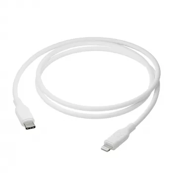 USB-C auf Lightning Kabel 1,2 m, d bramante re-charge Pro, Weiß