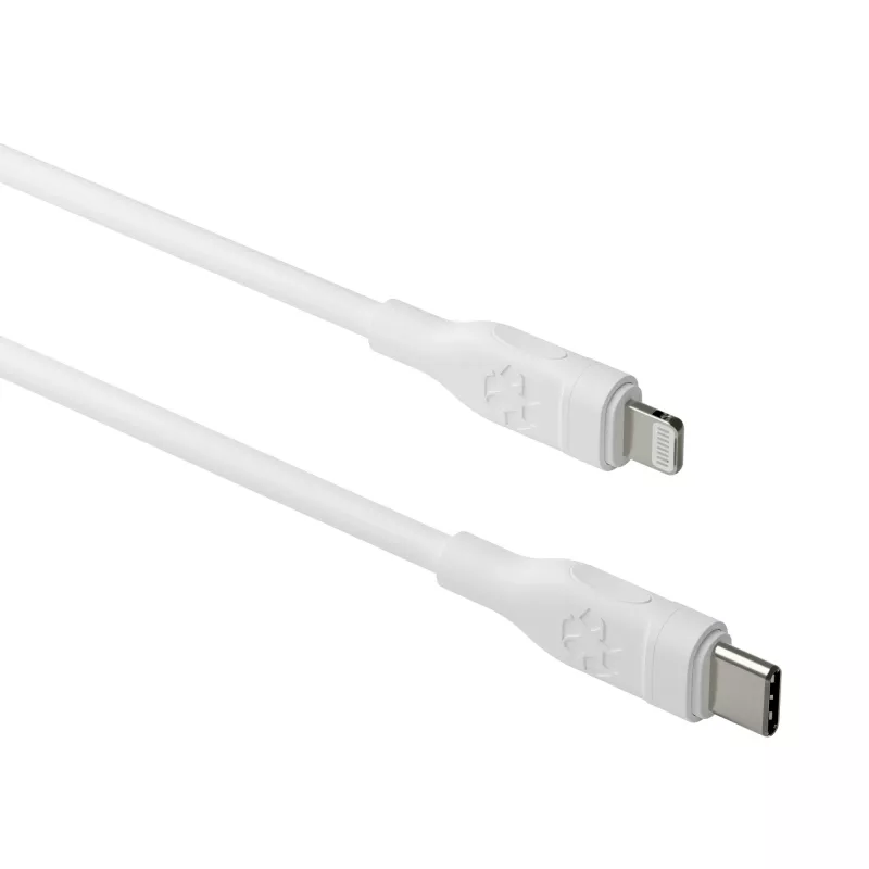 USB-C auf Lightning Kabel 1,2 m, d bramante re-charge Pro, Weiß