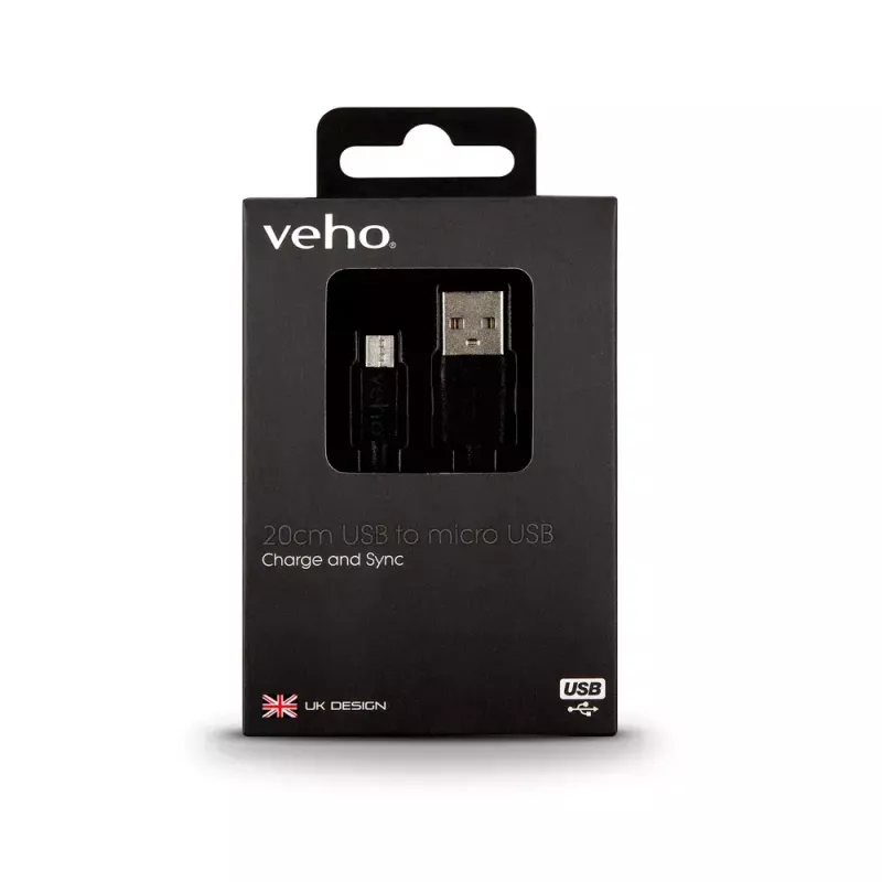 Kabel Veho Pebble USB-A auf Micro-USB VCL-001-M-20CM