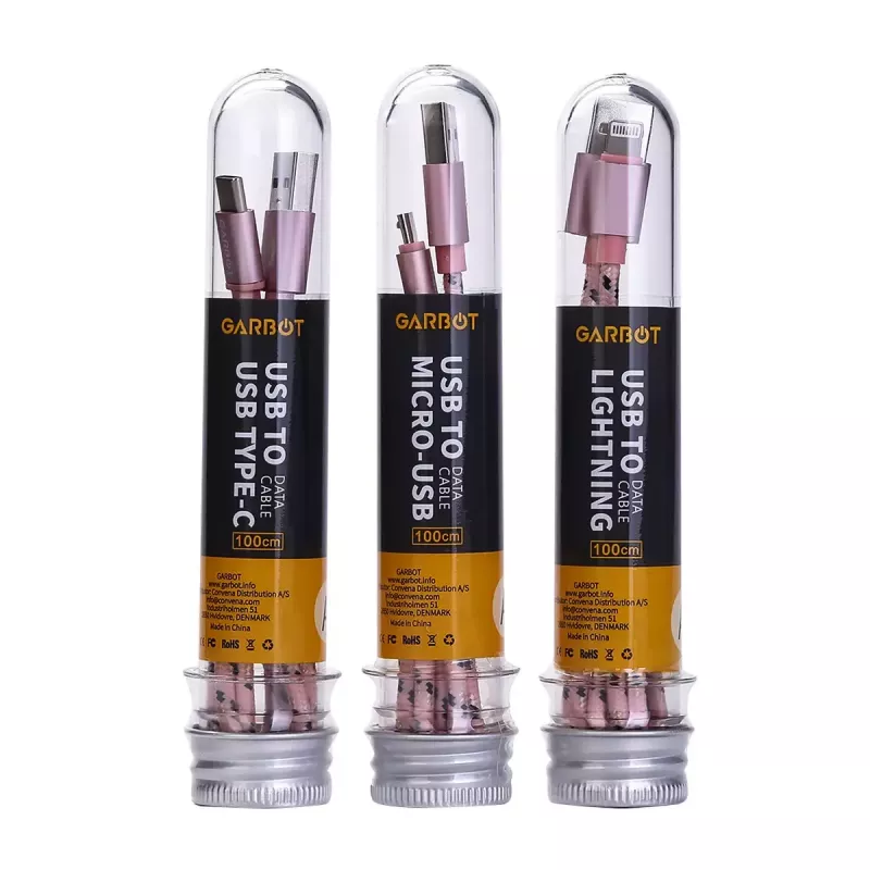 USB-Kabel Garbot C-05-10196 1 m USB A Micro-USB B Pink