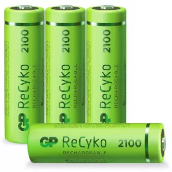 Wiederaufladbare Batterie GP Batterien ReCyko+ 2100mAh 4 Stk. AA NiMH