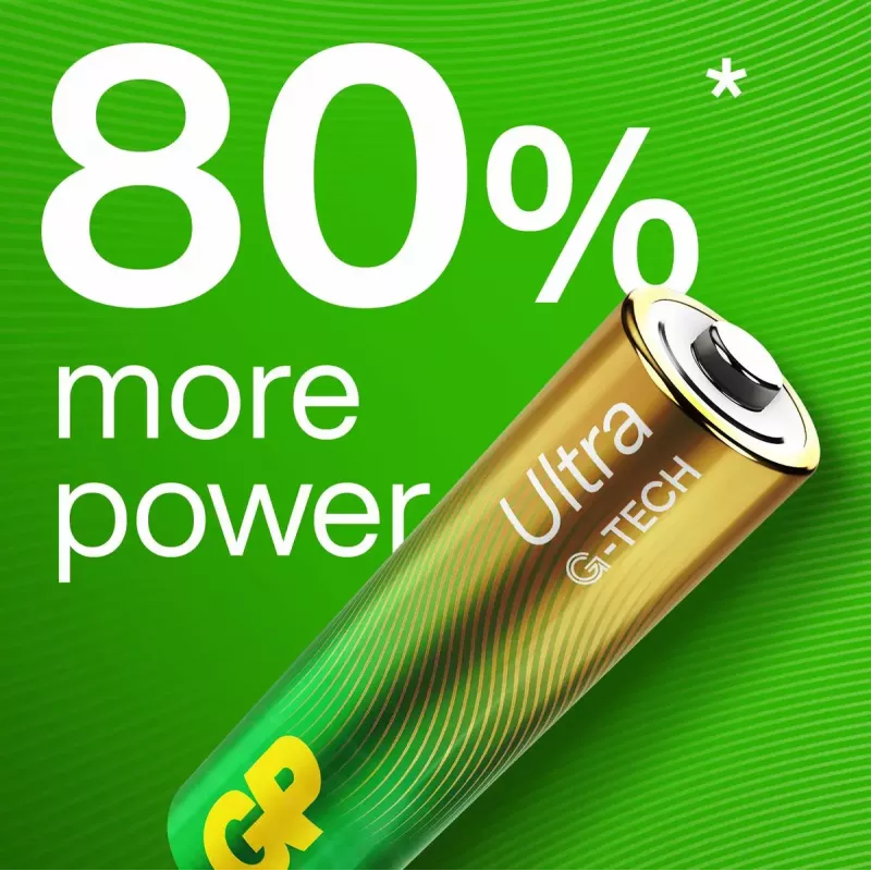 Einwegbatterie GP Batteries Ultra Alkaline GP15AU AA LR06 Alkaline 10 Jahre Lagerfähigkeit