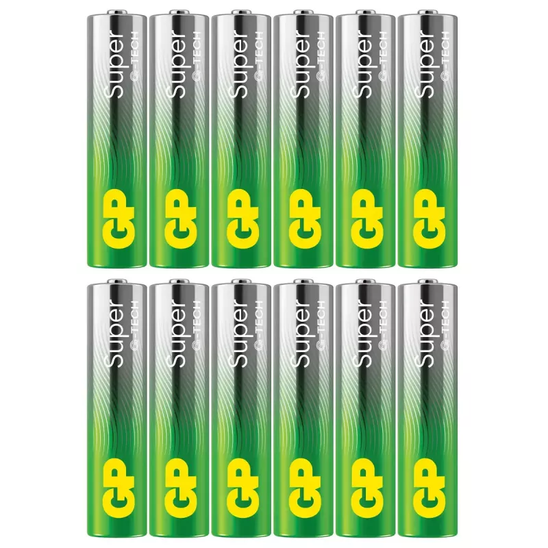 Einwegbatterie GP Batterien Super Alkaline GP24A AAA Alkaline 10 Jahre lagerfähig