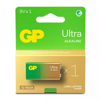 Einwegbatterie GP Batteries Ultra Alkaline GP1604AU 9V Alkaline