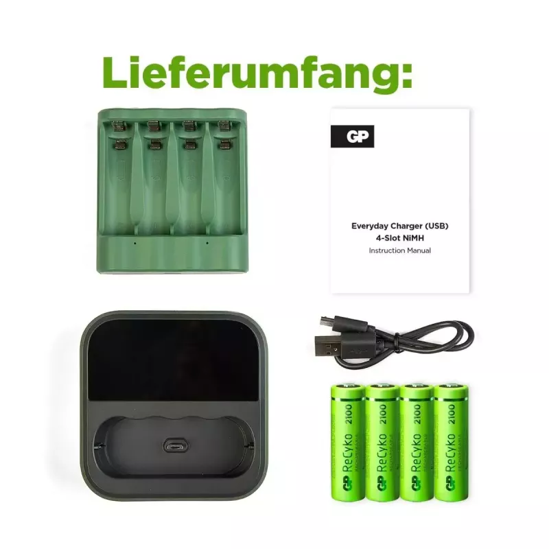 Ladegerät GP Batterien PowerBank B421