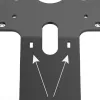 Multimedia-Ständer Compulocks VESA Fixed 45 Degree Core Counter Stand schwarz Aluminium