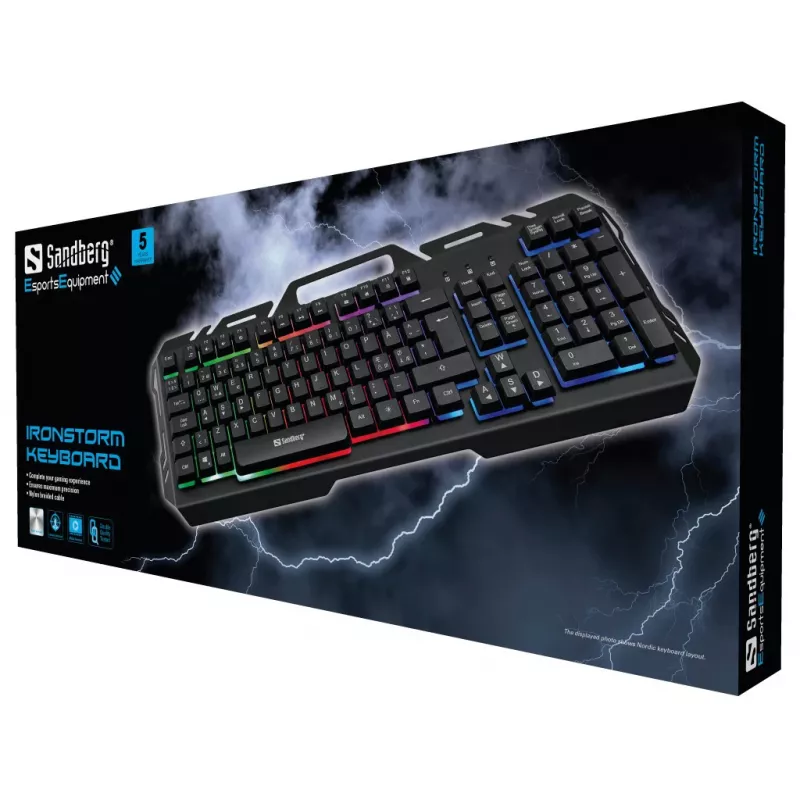 Sandberg IronStorm Tastatur BE