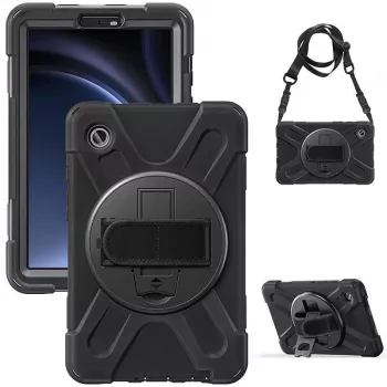 eSTUFF AUSTIN Defender-Hülle für Samsung Galaxy Tab A9 – Schwarz