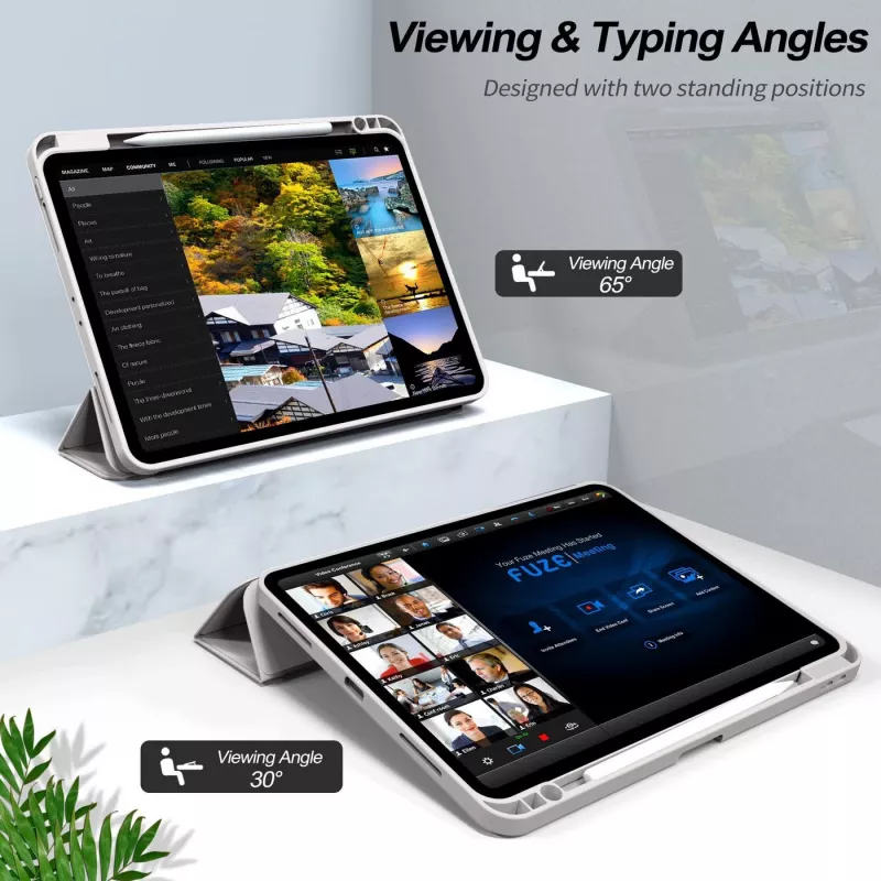 eSTUFF ES68201306-BULK Tablet-Hülle 32,8 cm (12,9 Zoll) Folio Grau