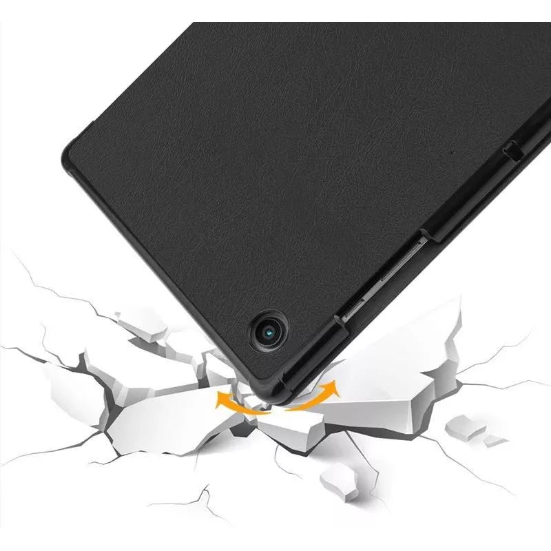 Folio Case eSTUFF für Samsung Galaxy Tab A8 10.5 Schwarz 2 Standmodi