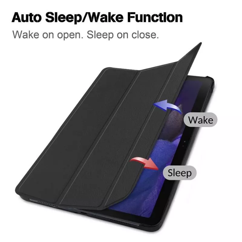 Folio Case eSTUFF für Samsung Galaxy Tab A8 10.5 Schwarz 2 Standmodi