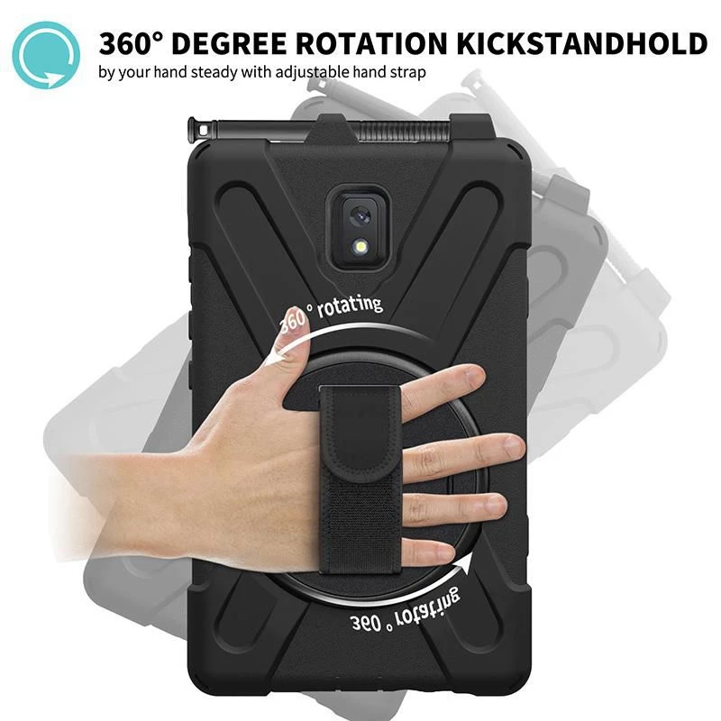 eSTUFF AUSTIN Defender Case für Samsung Galaxy Tab Active3 - Schwarz